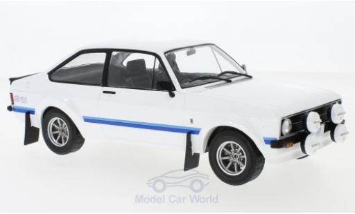 Diecast model cars Ford Escort 1/18 IXO MK II RS 1800 white RHD 1977 Ford Escort 1/18 IXO MK II RS 1800 white RHD 1977 diecast model cars