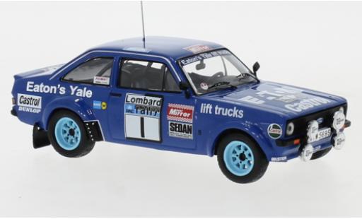 Ford Escort 1/43 IXO MK II RS No.1 Eaton Yale Rallye WM RAC Rally 1979 H.Mikkola/A.Hertz diecast model cars