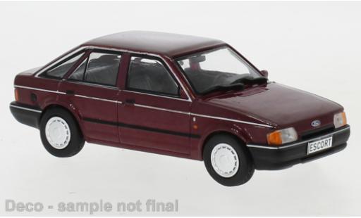 Diecast model cars Ford Escort 1/43 IXO MK IV metallic red 1988 Ford Escort 1/43 IXO MK IV metallic red 1988 diecast model cars