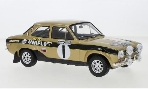 Diecast model cars Ford Escort 1/18 IXO MKI RS 1600 No.1 Welsh Rally 1972 Old Gold R.Clark/J.Porter Ford Escort 1/18 IXO MKI RS 1600 No.1 Welsh Rally 1972 Old Gold R.Clark/J.Porter diecast model cars