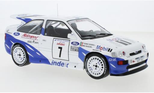 Diecast model cars Ford Escort 1/18 IXO RS Cosworth No.7 Rallye WM Tour de Corse 1993 M.Biasion/T.Siviero Ford Escort 1/18 IXO RS Cosworth No.7 Rallye WM Tour de Corse 1993 M.Biasion/T.Siviero diecast model cars