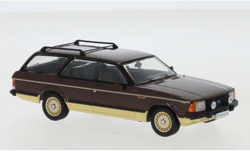 Diecast model cars Ford Granada 1/43 IXO MkII Turnier 2.8 Chasseur brown/gold 1980 Ford Granada 1/43 IXO MkII Turnier 2.8 Chasseur brown/gold 1980 diecast model cars