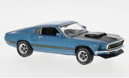 Ford Mustang 1/43 IXO Mach 1 blau 1969 1:43 diecast model cars