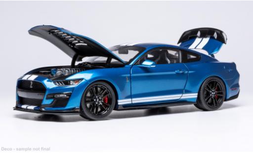 Diecast model cars Shelby GT 500 1/18 IXO Ford Mustang blau/weiss 2022 1:18 Shelby GT 500 1/18 IXO Ford Mustang blau/weiss 2022 1:18 diecast model cars