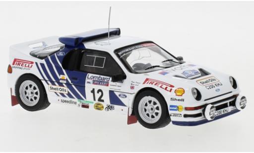 Ford RS 200 1/43 IXO RS200 No.12 Rallye WM RAC Rally 1986 M.Lovell/R.Freeman diecast model cars