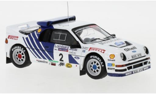 Ford RS 200 1/43 IXO RS200 No.2 Rallye WM RAC Rally 1986 S.Blomqvist/B.Berglund diecast model cars