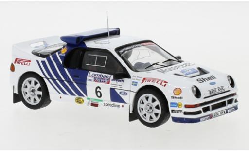 Ford RS 200 1/43 IXO RS200 No.6 Rallye WM RAC Rally 1986 K.Grundel/B.Melander diecast model cars