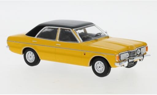 Ford Taunus 1/43 IXO GLX yellow/black 1973 diecast model cars