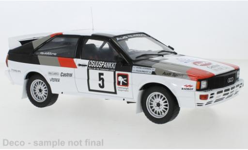 Diecast model cars Audi Quattro 1/18 IXO No.5 1000 Lakes Rally 1982 Audi Quattro 1/18 IXO No.5 1000 Lakes Rally 1982 diecast model cars