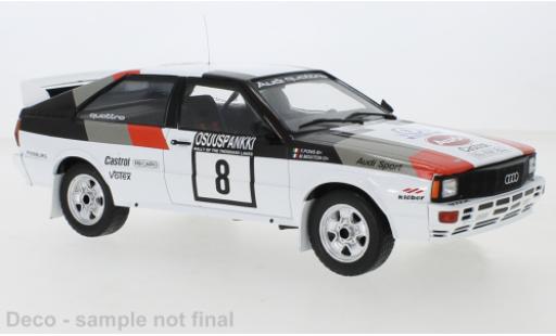 Diecast model cars Audi Quattro 1/18 IXO No.8 1000 Lakes Rally 1982 Audi Quattro 1/18 IXO No.8 1000 Lakes Rally 1982 diecast model cars