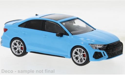 Audi RS3 1/43 IXO blue clair 2022 diecast model cars