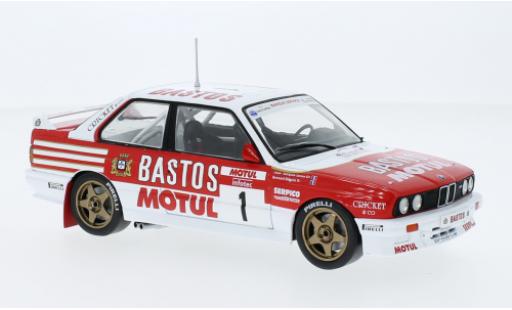 Bmw M3 1/24 IXO (E30) No.1 Bastos Rallye WM Rallye Tour de Corse 1988 diecast model cars