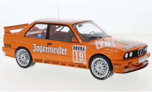Diecast model cars Bmw M3 1/18 IXO (E30) No.19 Jägermeister DTM Nuerburgring 1992 Bmw M3 1/18 IXO (E30) No.19 Jägermeister DTM Nuerburgring 1992 diecast model cars