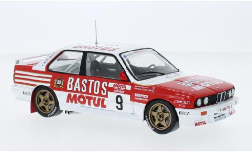 Bmw M3 1/24 IXO (E30) No.9 Bastos Rallye WM Rallye Tour de Corse 1988 diecast model cars