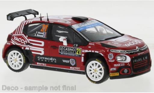 Diecast model cars Citroen C3 1/43 IXO No.21 WRC2 Rally Monte Carlo 2023 Citroen C3 1/43 IXO No.21 WRC2 Rally Monte Carlo 2023 diecast model cars