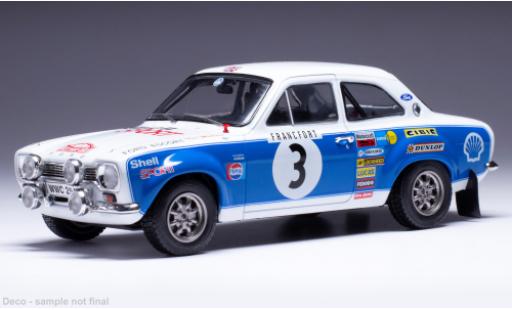 Diecast model cars Ford Escort 1/24 IXO MK I RS 1600 No.3 Rally Monte Carlo 1973 Ford Escort 1/24 IXO MK I RS 1600 No.3 Rally Monte Carlo 1973 diecast model cars