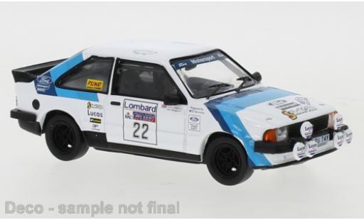 Diecast model cars Ford Escort 1/43 IXO MKIII RS 1600i No.22 RAC Rally 1983 Ford Escort 1/43 IXO MKIII RS 1600i No.22 RAC Rally 1983 diecast model cars