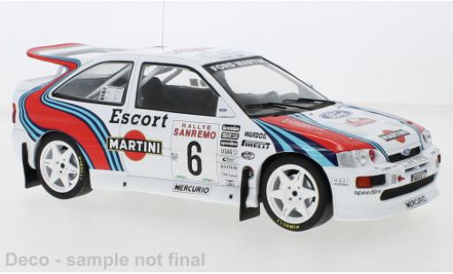 Diecast model cars Ford Escort 1/18 IXO RS Cosworth No.6 Rally San Remo 1994 Ford Escort 1/18 IXO RS Cosworth No.6 Rally San Remo 1994 diecast model cars