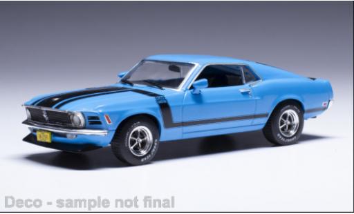 Ford Mustang 1/43 IXO Boss 302 blue 1970 diecast model cars