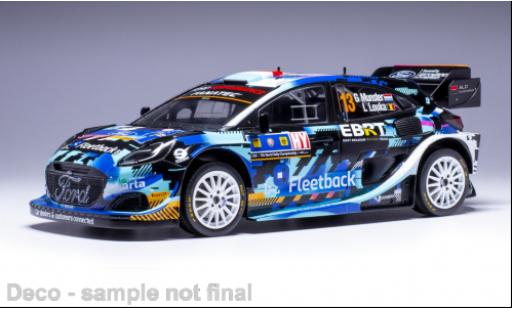 Ford Puma 1/18 IXO Rally 1 No.13 WRC Central Europein Rally 2023 diecast model cars