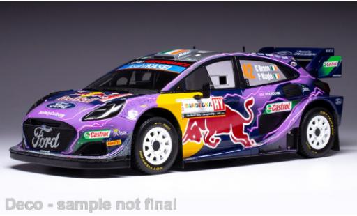 Diecast model cars Ford Puma 1/18 IXO Rally 1 No.42 WRC Rallye Sardinien 2022 Ford Puma 1/18 IXO Rally 1 No.42 WRC Rallye Sardinien 2022 diecast model cars