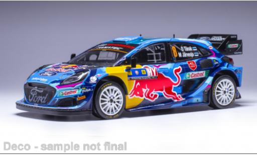 Ford Puma 1/18 IXO Rally 1 No.8 WRC Central Europein Rally 2023 diecast model cars