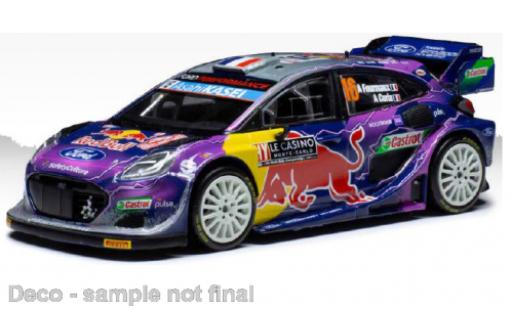Diecast model cars Ford Puma 1/18 IXO Rally1 No.16 WRC2 Rallye Monte Carlo 2022 Ford Puma 1/18 IXO Rally1 No.16 WRC2 Rallye Monte Carlo 2022 diecast model cars