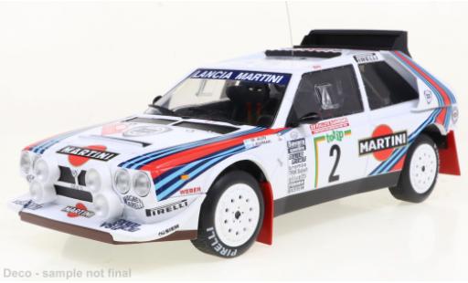 Lancia Delta 1/18 IXO S4 No.2 Rally San Remo 1986 diecast model cars