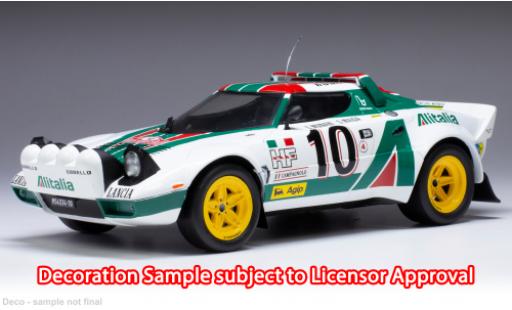 Lancia Stratos 1/18 IXO HF No.10 Rally Monte Carlo 1985 diecast model cars