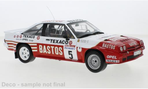Diecast model cars Opel Manta 1/18 IXO 400 No.5 Bastos Rally Ypres 1985 Opel Manta 1/18 IXO 400 No.5 Bastos Rally Ypres 1985 diecast model cars