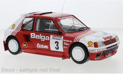 Diecast model cars Peugeot 205 1/18 IXO T16 No.3 Belga Rally Ypres 1985 Peugeot 205 1/18 IXO T16 No.3 Belga Rally Ypres 1985 diecast model cars