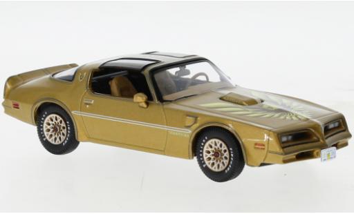 Diecast model cars Pontiac Firebird 1/43 IXO Trans Am metallise doré/Décorer 1978 Pontiac Firebird 1/43 IXO Trans Am metallise doré/Décorer 1978 diecast model cars