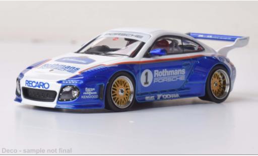 Diecast model cars Porsche 997 1/43 IXO Old and New white/blue Rothmans- Porsche 997 1/43 IXO Old and New white/blue Rothmans- diecast model cars