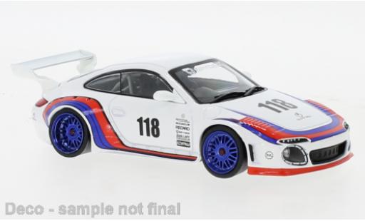 Diecast model cars Porsche 997 1/43 IXO Old and New white/Dekor Porsche 997 1/43 IXO Old and New white/Dekor diecast model cars