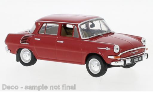 Skoda 1000 1/43 IXO MB red 1968 diecast model cars
