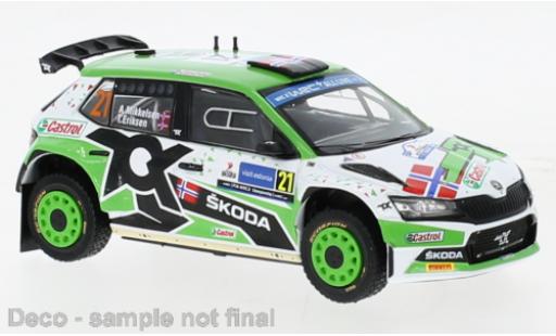 Diecast model cars Skoda Fabia 1/43 IXO Rally2 EVO No.21 Rallye WM Rallye Estland 2022 Skoda Fabia 1/43 IXO Rally2 EVO No.21 Rallye WM Rallye Estland 2022 diecast model cars