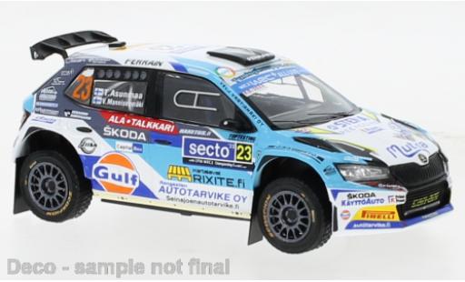 Diecast model cars Skoda Fabia 1/43 IXO Rally2 EVO No.23 WRC Rallye Finnland 2022 Skoda Fabia 1/43 IXO Rally2 EVO No.23 WRC Rallye Finnland 2022 diecast model cars