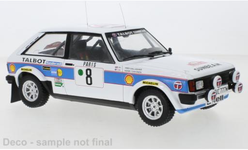 Diecast model cars Talbot Sunbeam 1/18 IXO Lotus No.8 Rallye Monte-Carlo 1981 Talbot Sunbeam 1/18 IXO Lotus No.8 Rallye Monte-Carlo 1981 diecast model cars