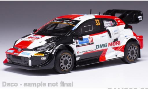 Toyota Yaris 1/43 IXO GR No.33 WRC Rallye Estland 2022 diecast model cars