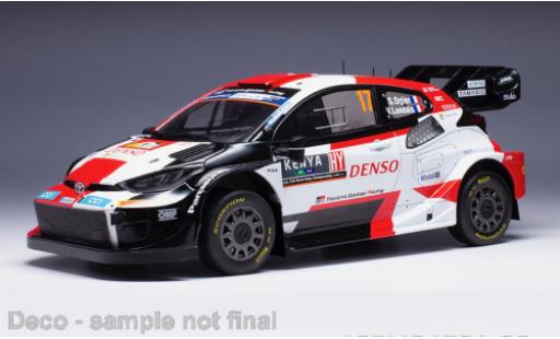 Diecast model cars Toyota Yaris 1/18 IXO GR Rally1 hybride No.17 Rallye WM Safari Rally 2023 Toyota Yaris 1/18 IXO GR Rally1 hybride No.17 Rallye WM Safari Rally 2023 diecast model cars