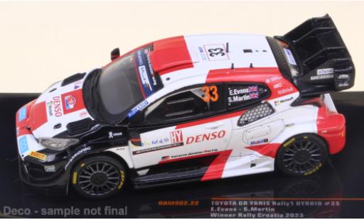 Diecast model cars Toyota Yaris 1/43 IXO No.33 WRC1 Rally Croatia 2023 Toyota Yaris 1/43 IXO No.33 WRC1 Rally Croatia 2023 diecast model cars