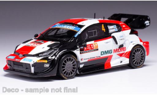 Diecast model cars Toyota Yaris 1/43 IXO Rally 1 No.4 WRC Rally Ypern 2022 Toyota Yaris 1/43 IXO Rally 1 No.4 WRC Rally Ypern 2022 diecast model cars