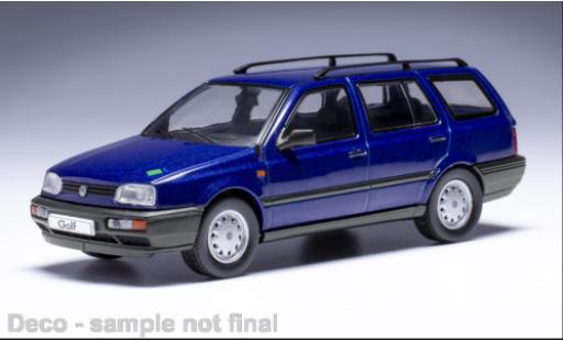 Diecast model cars Volkswagen Golf 1/43 IXO III Variant metallise blue 1994 Volkswagen Golf 1/43 IXO III Variant metallise blue 1994 diecast model cars