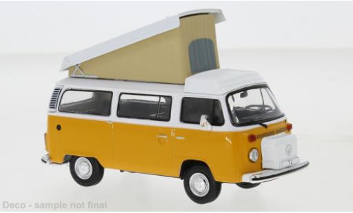 Diecast model cars Volkswagen T2 1/43 IXO Westfalia yellow/white 1978 Volkswagen T2 1/43 IXO Westfalia yellow/white 1978 diecast model cars
