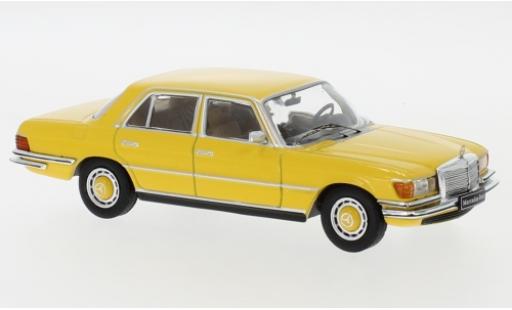 Mercedes 450 1/43 IXO SEL (W116) yellow 1975 diecast model cars