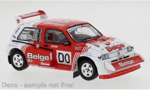 Diecast model cars MG Metro 1/43 IXO 6R4 RHD Belge Team Legend Boucles de Spa 2014 M.Duez/R.Rutten MG Metro 1/43 IXO 6R4 RHD Belge Team Legend Boucles de Spa 2014 M.Duez/R.Rutten diecast model cars