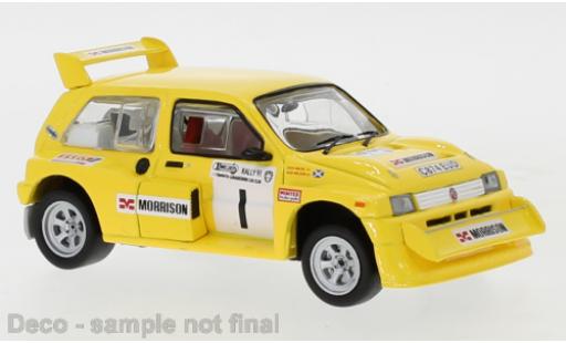 Diecast model cars MG Metro 1/43 IXO 6R4 RHD No.1 Morrison Scottish Rally Championship 1991 Championship Winner D.Milne/B.Wilson MG Metro 1/43 IXO 6R4 RHD No.1 Morrison Scottish Rally Championship 1991 Championship Winner D.Milne/B.Wilson diecast model cars
