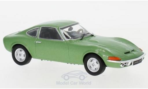 Opel GT 1/43 IXO metallic green 1969 diecast model cars