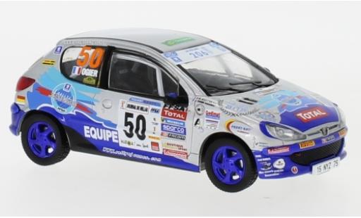 Peugeot 206 1/43 IXO XS No.50 Terre des Cadabelles 2006 S.Ogier/J.Ingrassia diecast model cars