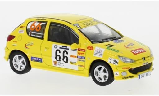 Peugeot 206 1/43 IXO XS No.66 Terre de Provence 2006 S.Ogier/J.Ingrassia diecast model cars